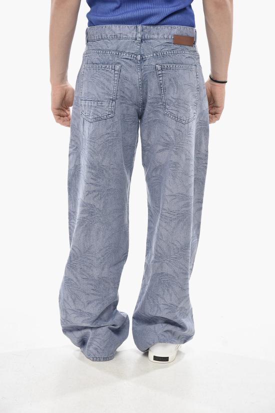 팜앤젤스 스트레이트 팬츠 PMYA041S25DEN0024040 Light blue - PALM ANGELS
