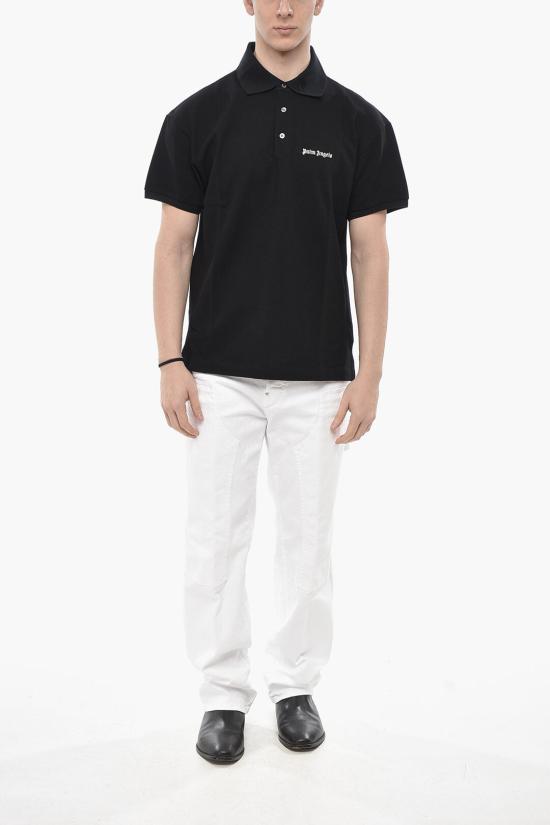  팜앤젤스 폴로 티셔츠 PMGB012F23FAB0011001 Black - PALM ANGELS