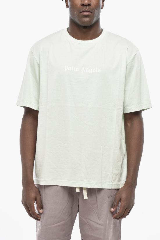  팜앤젤스 반팔 티셔츠 PMAA089S24JER0025103 Light blue