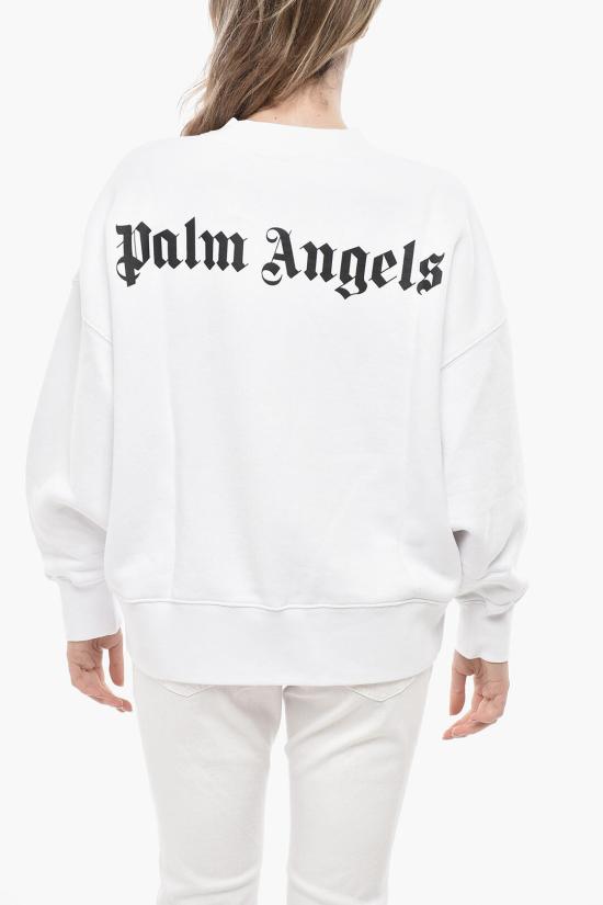  팜앤젤스 긴팔 티셔츠 PWBA017C99FLE0010110 White - PALM ANGELS