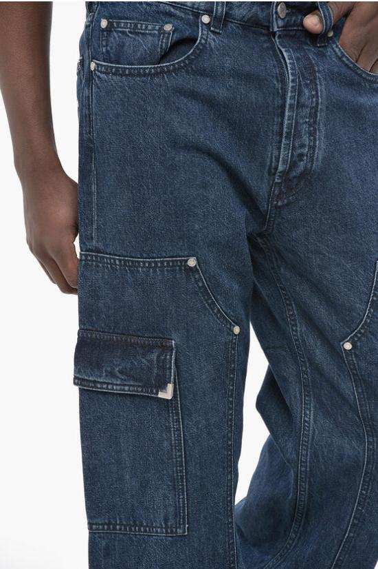  팜앤젤스 데님 팬츠 PMYA045S24DEN0014903 Blue - PALM ANGELS