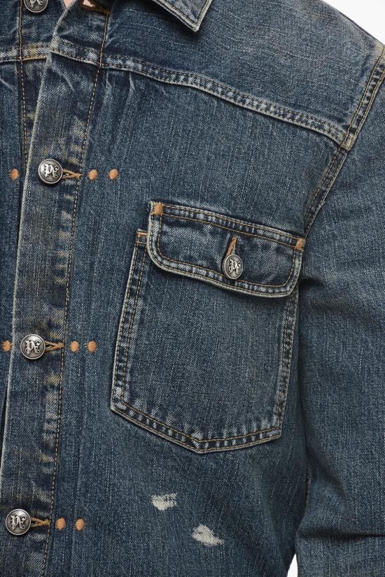  팜앤젤스 데님 자켓 PMYE055S25DEN0014540 Blue - PALM ANGELS