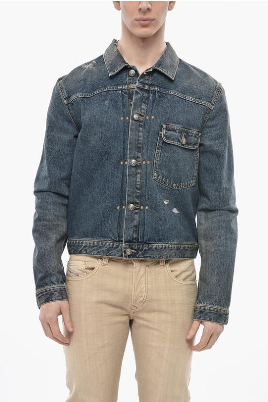  팜앤젤스 데님 자켓 PMYE055S25DEN0014540 Blue