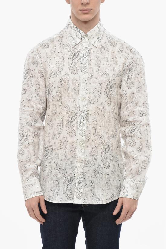  브루넬로 쿠치넬리 긴팔 셔츠 MM6541716 TM654 C003 Beige
