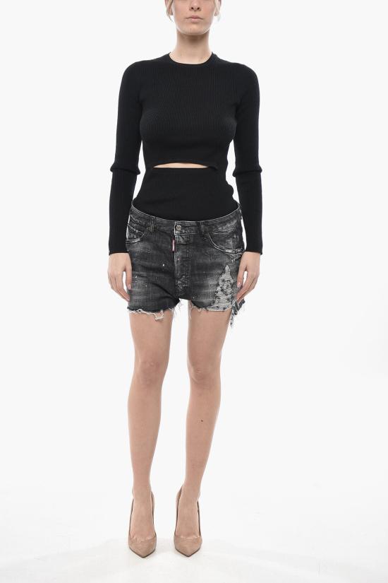  디스퀘어드2 데님 숏팬츠 S75MU0440S30357900 Black - DSQUARED2