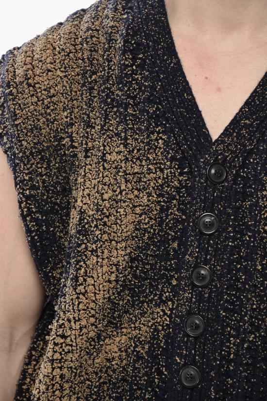  마르지엘라 니트 베스트 S67HP0009 S18279 511 Blue - MAISON MARGIELA