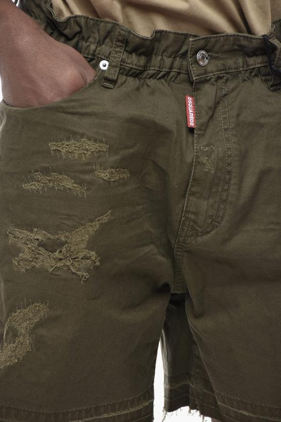  디스퀘어드2 숏팬츠 S74MU0886 S41794 697 Military Green - DSQUARED2