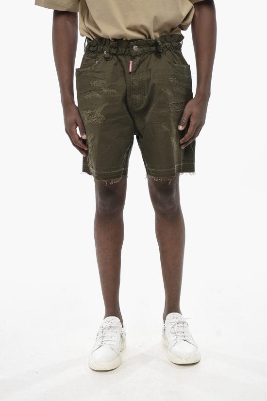  디스퀘어드2 숏팬츠 S74MU0886 S41794 697 Military Green