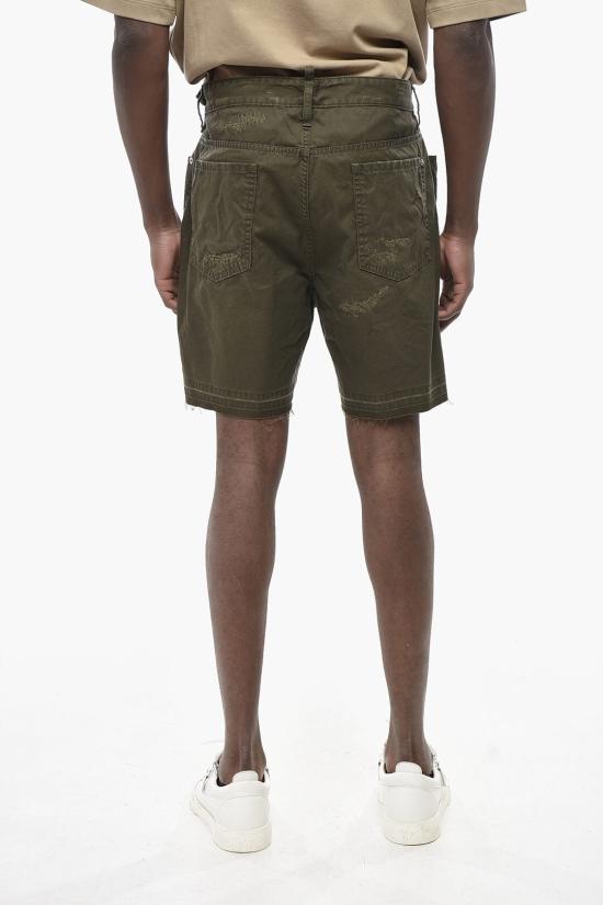  디스퀘어드2 숏팬츠 S74MU0886 S41794 697 Military Green - DSQUARED2