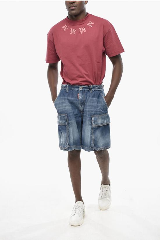  디스퀘어드2 데님 숏팬츠 S78MU0062 S30341 470 Blue - DSQUARED2