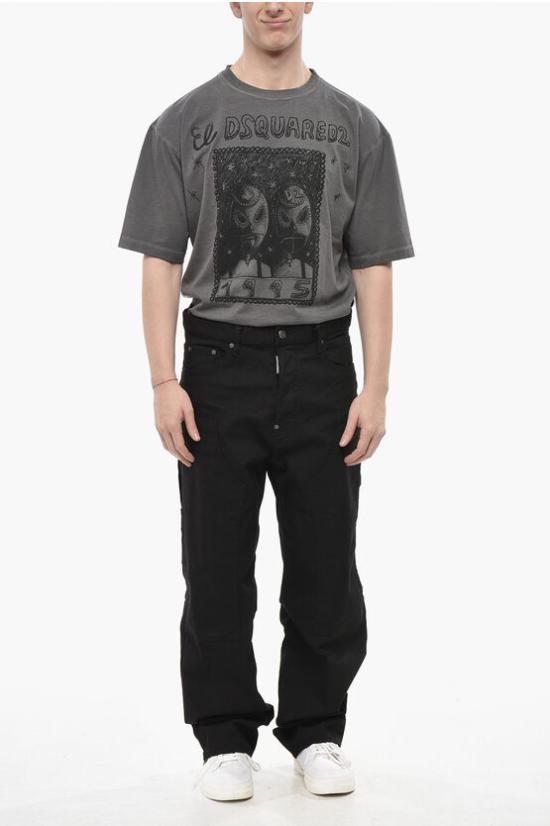  디스퀘어드2 데님 팬츠 S74LB1673 S39781 900 Black - DSQUARED2