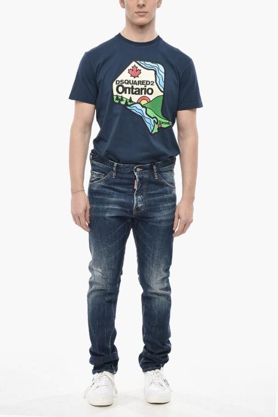  디스퀘어드2 데님 팬츠 S74LB1677 S30309 470 Blue - DSQUARED2