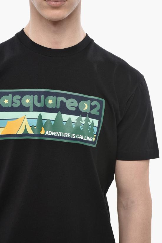  디스퀘어드2 반팔 티셔츠 S74GD1395 D20020 900 Black - DSQUARED2