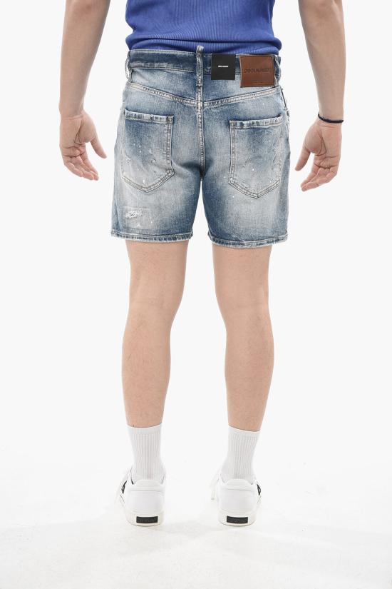  디스퀘어드2 데님 숏팬츠 S71MU0845 S30663 470 Light blue - DSQUARED2