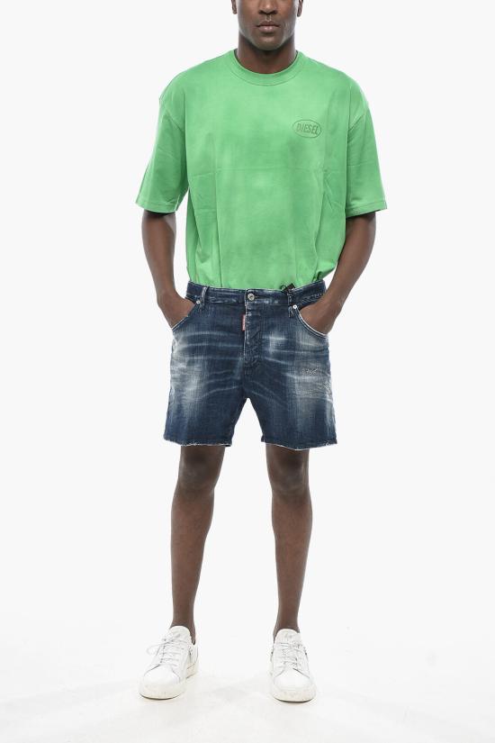  디스퀘어드2 데님 숏팬츠 S71MU0846 S30342 470 Blue - DSQUARED2