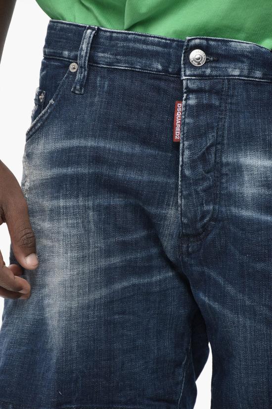  디스퀘어드2 데님 숏팬츠 S71MU0846 S30342 470 Blue - DSQUARED2