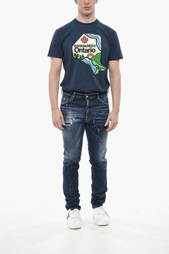  디스퀘어드2 데님 팬츠 S74LB1658 S30664 470 Blue - DSQUARED2