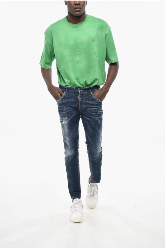  디스퀘어드2 데님 팬츠 S74LB1556 S30664 470 Blue - DSQUARED2