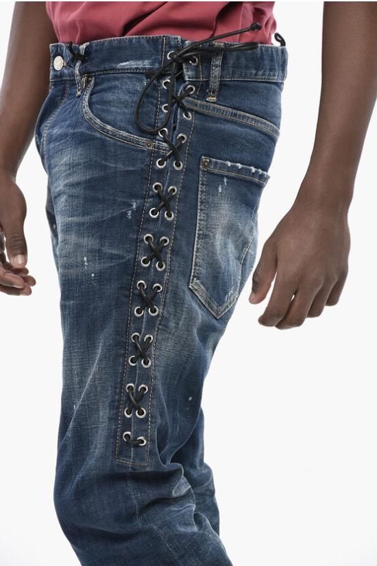  디스퀘어드2 데님 팬츠 S71LB1598 S30664 470 Blue - DSQUARED2