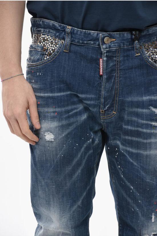  디스퀘어드2 데님 팬츠 S74LB1644 S30342 470 Blue - DSQUARED2