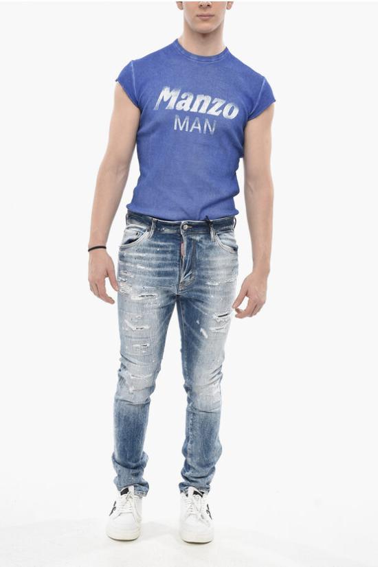  디스퀘어드2 데님 팬츠 S71LB1590 S30663 470 Light blue - DSQUARED2