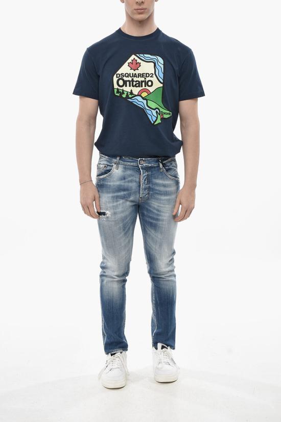  디스퀘어드2 데님 팬츠 S71LB1577 S30342 470 Blue - DSQUARED2