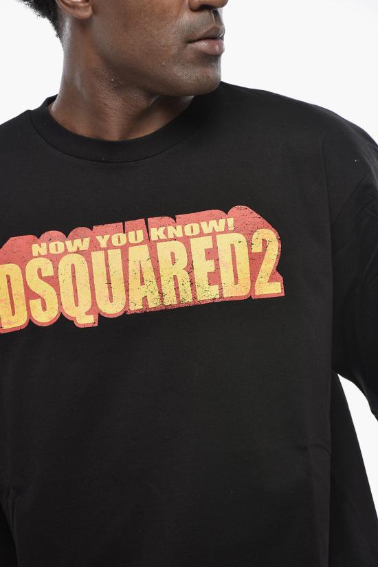  디스퀘어드2 반팔 티셔츠 S71GD1553 S23009 900 Black - DSQUARED2