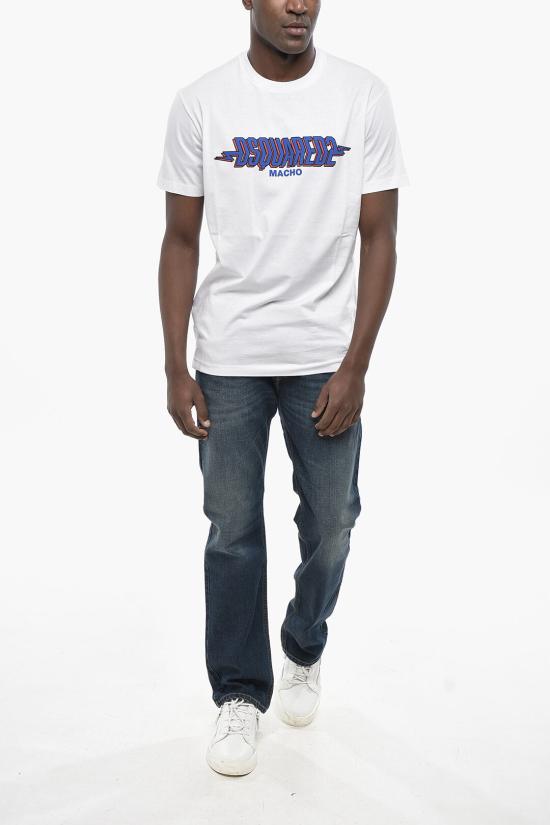  디스퀘어드2 반팔 티셔츠 S71GD1552 S23009 100 White - DSQUARED2