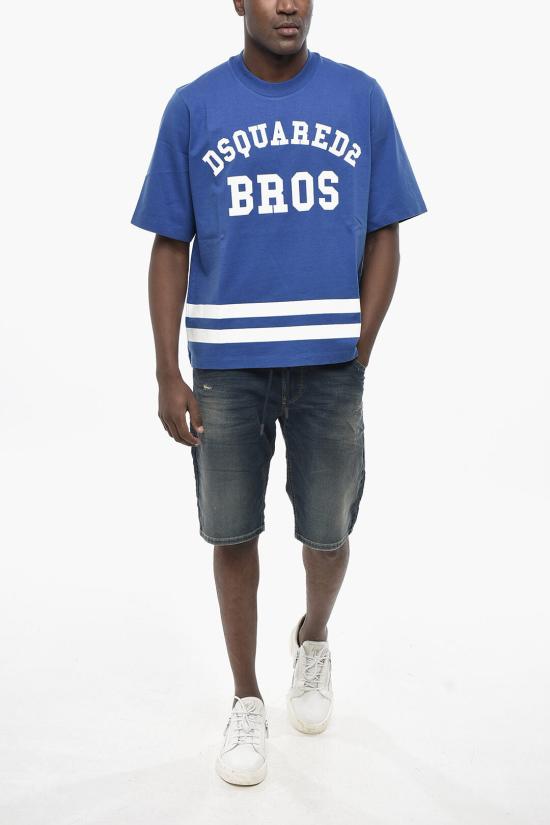  디스퀘어드2 반팔 티셔츠 S71GD1550 S23851 458 Blue - DSQUARED2