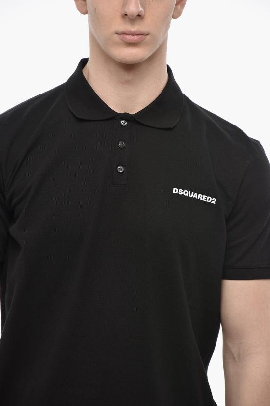  디스퀘어드2 폴로 티셔츠 S71GL0054 S22743 900 Black - DSQUARED2