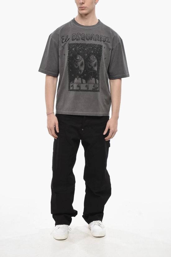  디스퀘어드2 반팔 티셔츠 S71GD1555 D20035 814 Gray - DSQUARED2