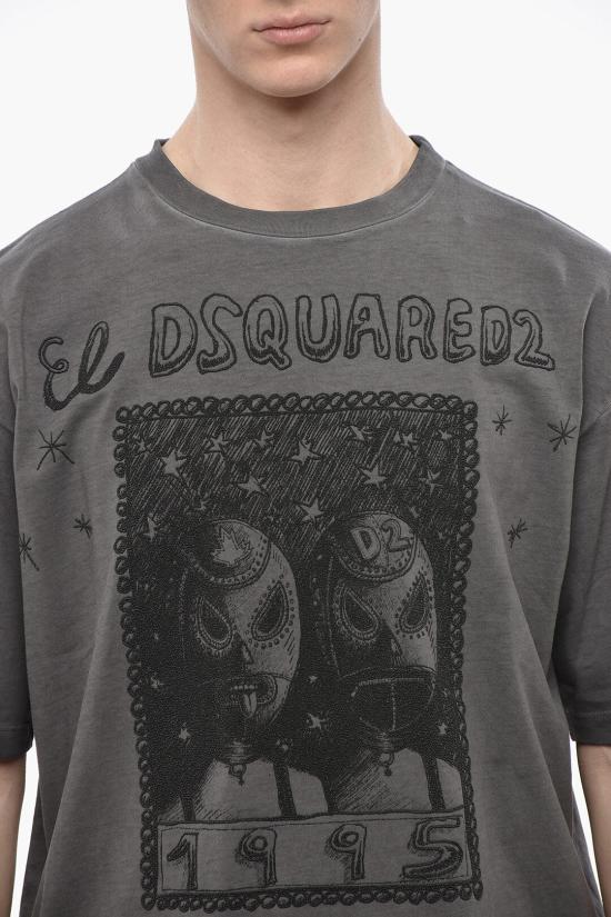  디스퀘어드2 반팔 티셔츠 S71GD1555 D20035 814 Gray - DSQUARED2
