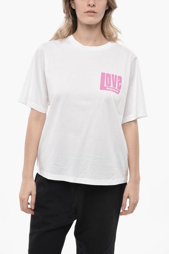  디스퀘어드2 반팔 티셔츠 S75GD0410 S22401 100 White