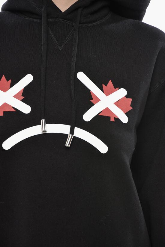  디스퀘어드2 후드 티셔츠 S75GU0484 S25516 900 Black - DSQUARED2