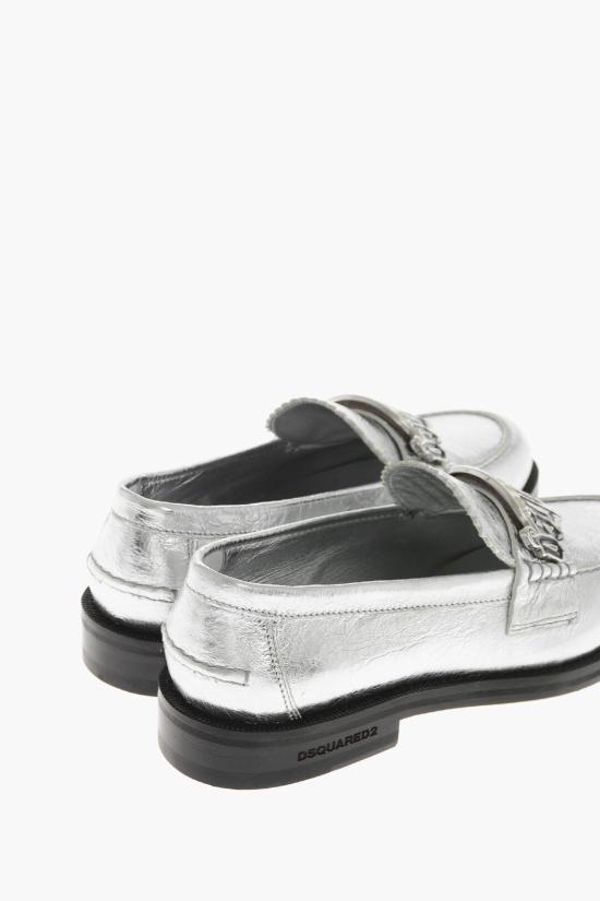  디스퀘어드2 로퍼 LOW0016 14007340 2137 Silver - DSQUARED2