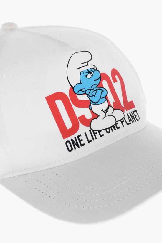  디스퀘어드2 모자 BCW0097 05C06531 1062 White - DSQUARED2