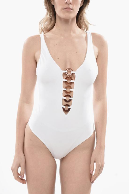  디스퀘어드2 원피스 수영복 D6BG04840 ISA01 110 White