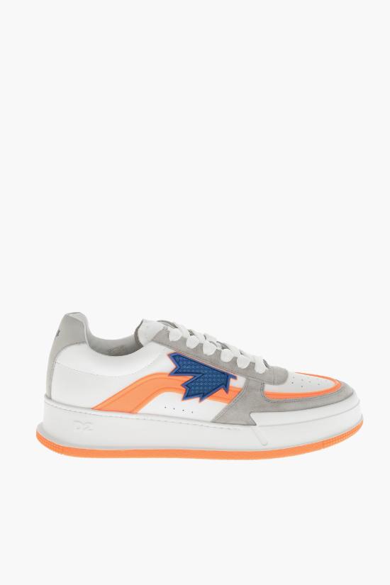  디스퀘어드2 스니커즈 SNM0246 01506236 M868 Arancio Bianco Grigio - DSQUARED2