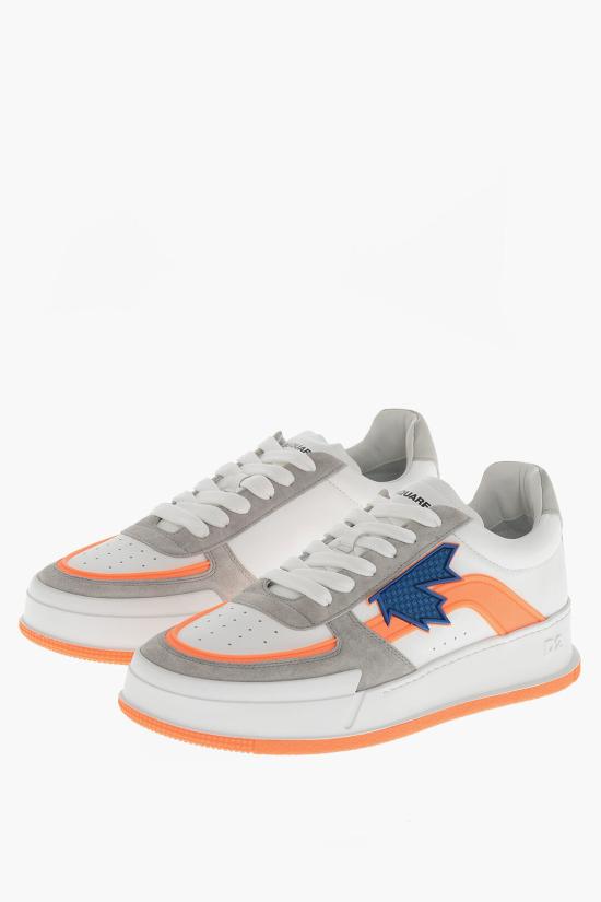  디스퀘어드2 스니커즈 SNM0246 01506236 M868 Arancio Bianco Grigio