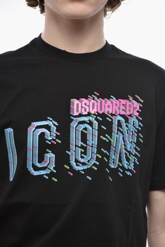  디스퀘어드2 반팔 티셔츠 S79GC0078 S23009 900 Black - DSQUARED2