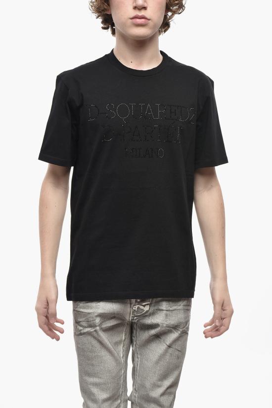 디스퀘어드2 반팔 티셔츠 S74GD1201 S23009 900 Black