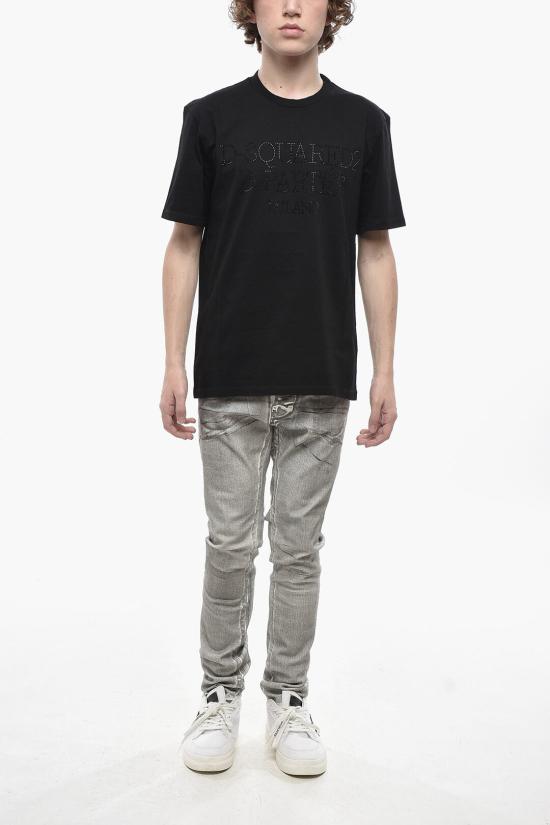  디스퀘어드2 반팔 티셔츠 S74GD1201 S23009 900 Black - DSQUARED2