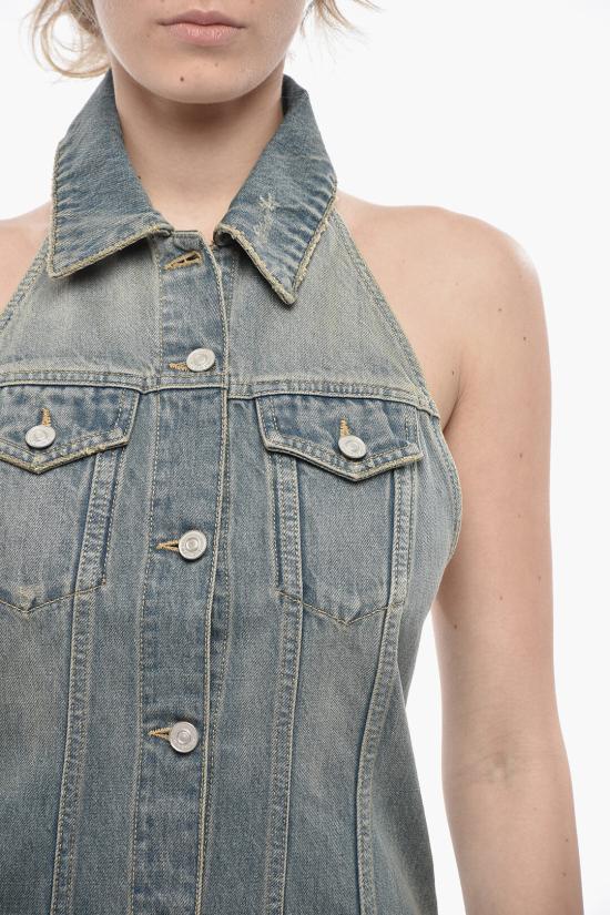  지방시 숏 원피스 BW21N15Y5A 420 Light blue - GIVENCHY