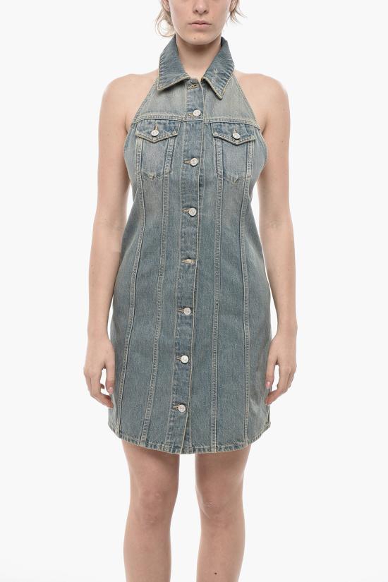  지방시 숏 원피스 BW21N15Y5A 420 Light blue - GIVENCHY