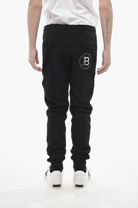  발망 스트레이트 팬츠 UH05583I3410PA - BALMAIN