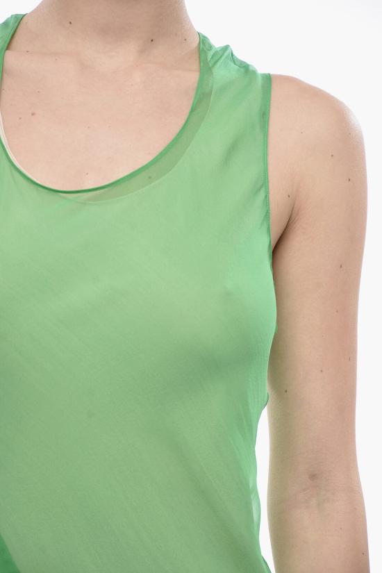  지방시 숏 원피스 BW21QV14TS 366 Green - GIVENCHY