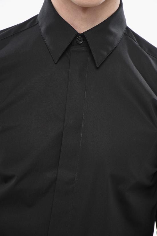  지방시 긴팔 셔츠 BM60PQ14M6 001 Black - GIVENCHY