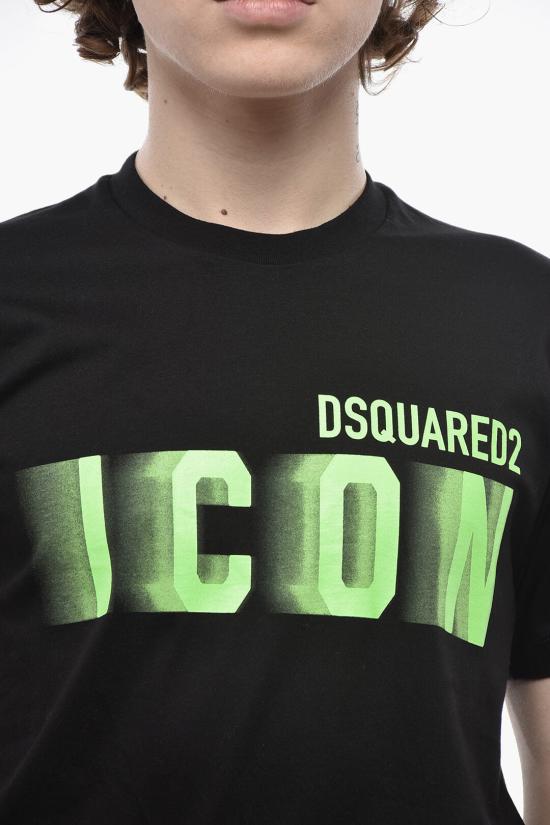  디스퀘어드2 반팔 티셔츠 S79GC0082 S23009 971X Black - DSQUARED2