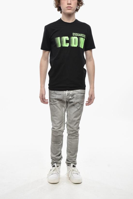  디스퀘어드2 반팔 티셔츠 S79GC0082 S23009 971X Black - DSQUARED2