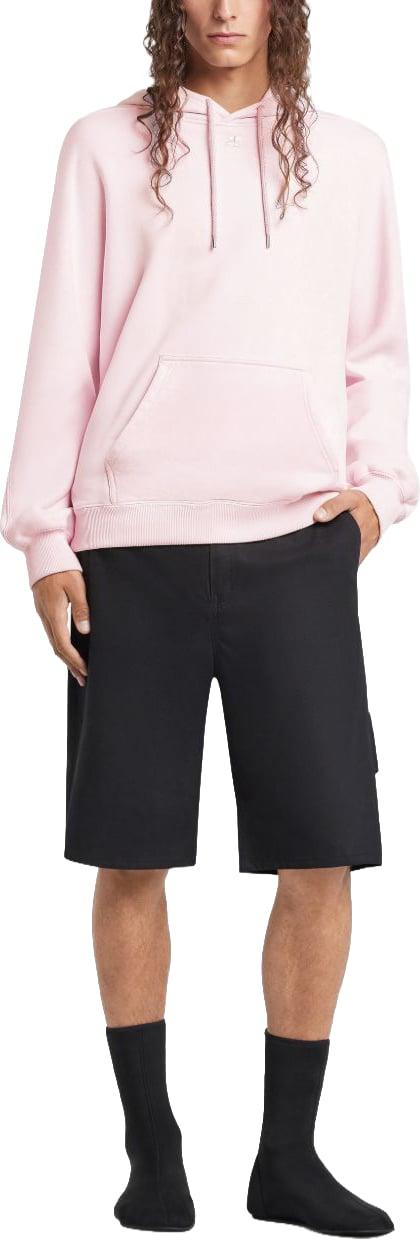 26SS 쿠레쥬 후드 티셔츠 126JHO049JS02665022 PINK - COURREGES